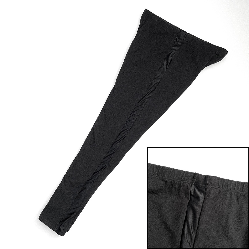 Victoria’s Secret Black/Black Stretch Cotton Leggings Size M